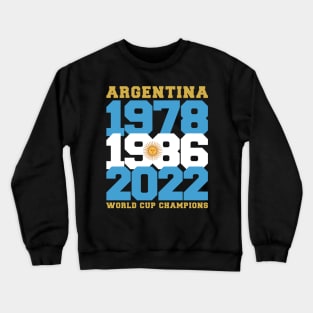 Argentina World Cup Champions 2022 Crewneck Sweatshirt